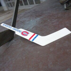 Vintage In Cla Co. Made in Canada Montreal Canadiens Mini Plastic Goalie Stick